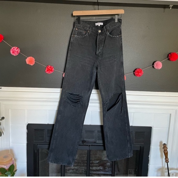 Re/Done Originals 90s High Rise Loose Jeans - Picture 3 of 4